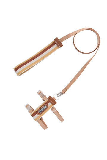 Striped Cat Harness and Leash Walk Set